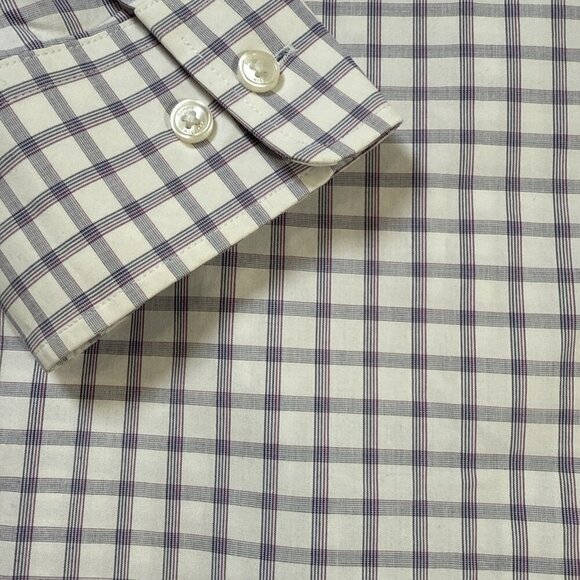 Tommy Hilfiger Men's Button Down Long Sleeve Wrinkle Free 18 34/35 Plaid 2X - Picture 2 of 10